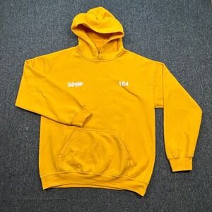 Civil Regime Streetwear Mens Medium Yellow Beauty In Chaos Butterfly Hoodie 164